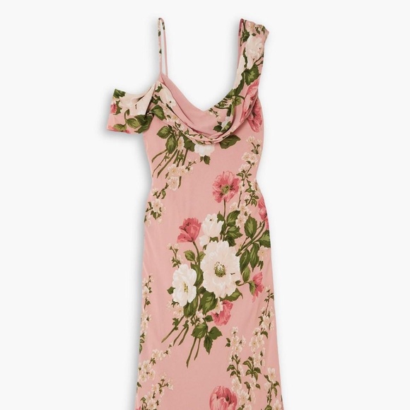 REFORMATION - Reya Dress in rose garden -  size 6 NWT - Picture 4 of 8